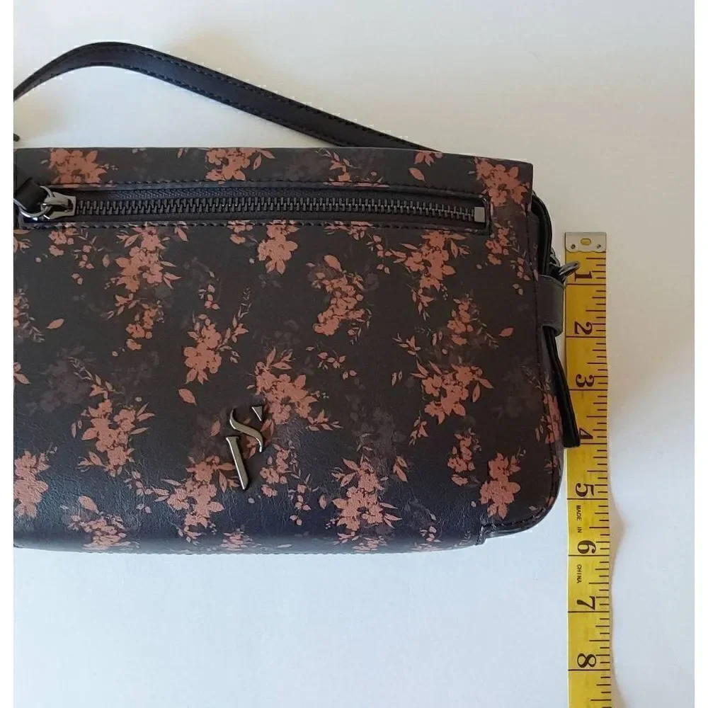 Simply Vera Sintra Crossbody Black/Brown New